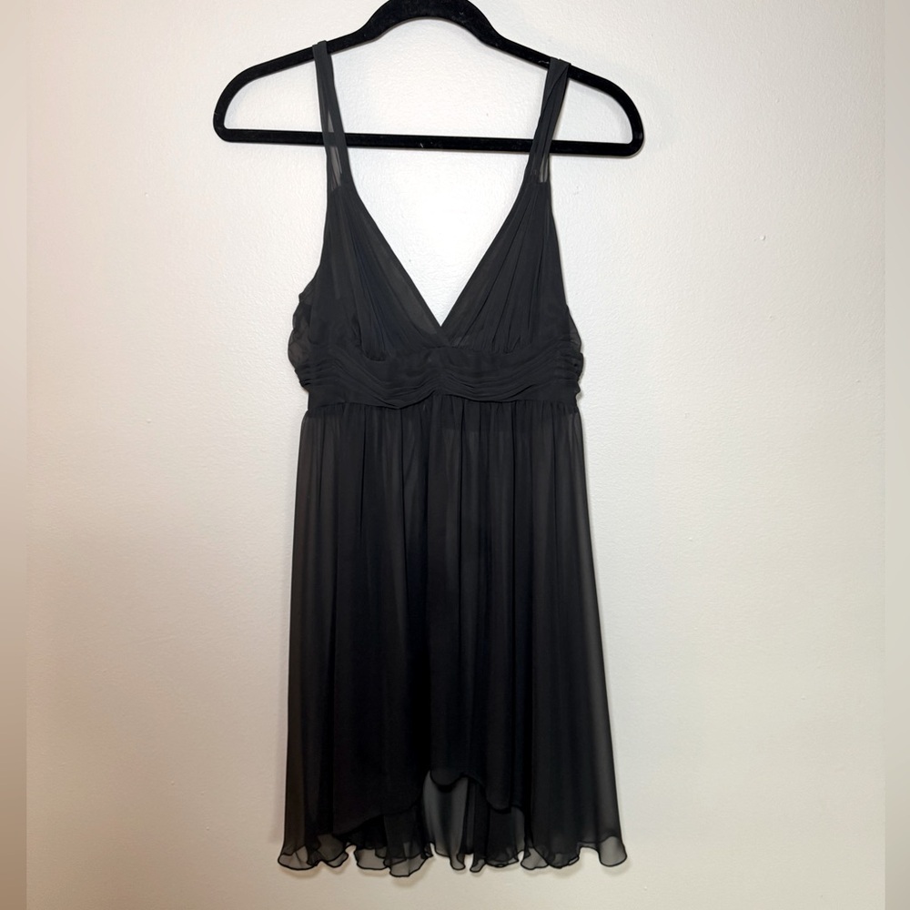 Victorias Secret Black Mesh Slip Dress size Small